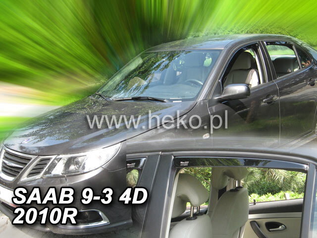 Deflektory SAAB 9-3 4d 09/2002r.→ (+zadní) Deflektory SAAB 9-3 4d 09/2002r.→ (+zadní)