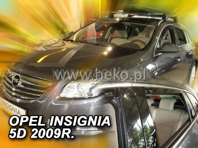 Deflektory OPEL INSIGNIA    5D 2009R. a výš (+zadní) COMBI